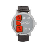 Game
 Letter
 Tiles  Wrist Watch