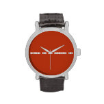 together we can achieve more   Wrist Watch