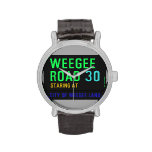Weegee Road  Wrist Watch