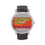 Weirdness Road  Wrist Watch
