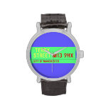  terry Street  Wrist Watch