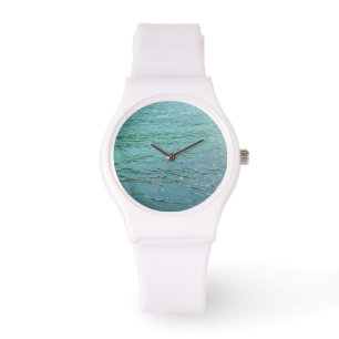 Wrist watch cool blue water