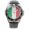 Wrist watch for men with flag of Italy