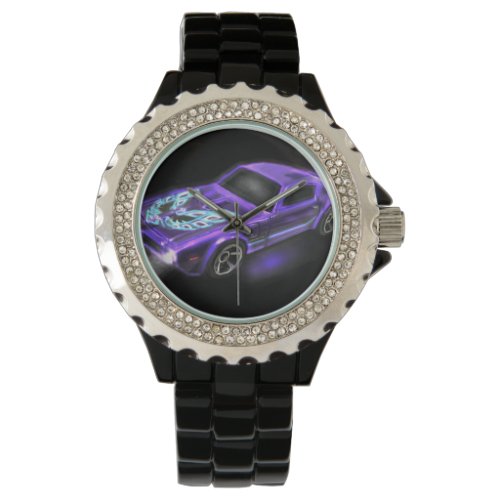 Wrist Watch wClassic Trans Am Muscle Car Art