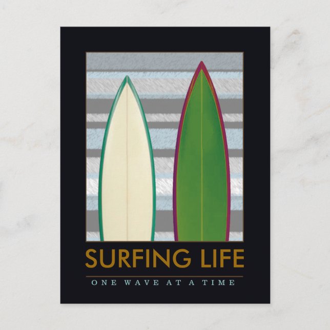 write about surfing postcard (Front)