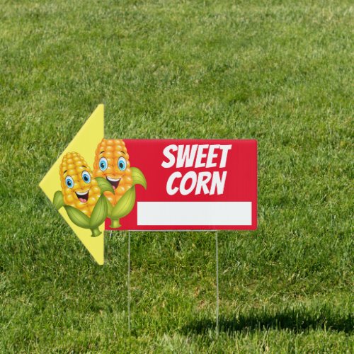 Write Directions to Fresh Sweet Corn Stand  Sign