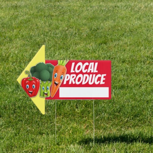 Write Directions to Vegetable Farm Stand Sign