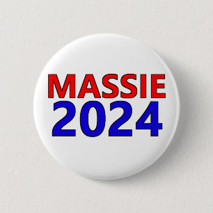 Write in Rep.Thomas Massie for President 2024 Button