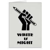 Write is Might (Front)