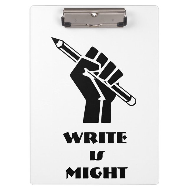 Write is Might Clipboard (Front)