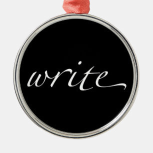 Write Metal Ornament