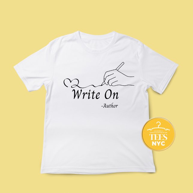 Write On Author Long Sleeve  T-Shirt (Creator Uploaded)