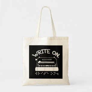 Write on Braille Visually Impaired Blindness Aware Tote Bag