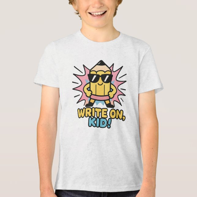 Write On Kid Shirt Back to School Shirt (Front)