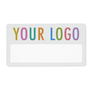 Write On Name Labels Stickers Custom Logo Grey