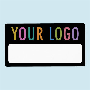 Write On Name Tag Stickers Custom Logo Badge Label