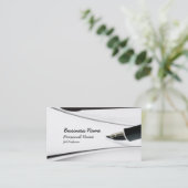 Write Profession Business Card (Standing Front)