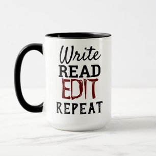 Write, Read, EDIT, Repeat Mug