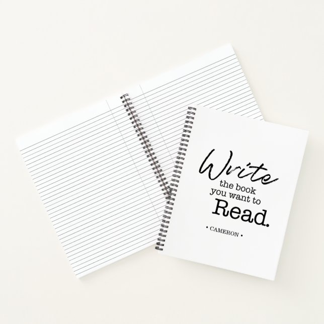 Write the Book you want to read Personalized (Inside)