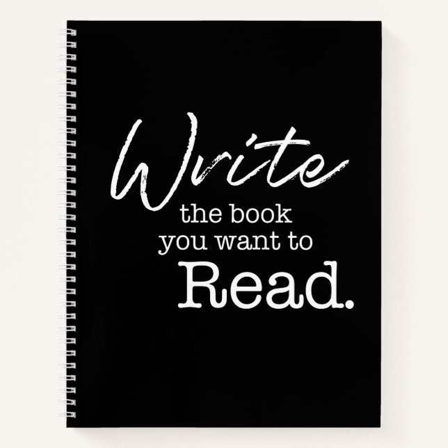 Write the book you want to read Quote Author (Front)