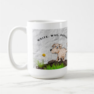 Write, Wag Repeat, a Writing Dog Lover's Mug