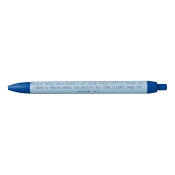 Write What You Know Newsies Pen by Theatre_riffic at Zazzle