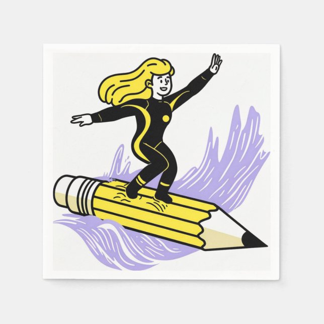 write with your thoughts napkins (Front)