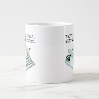 Write Without Fear Edit Without Mercy | Vintage Giant Coffee Mug