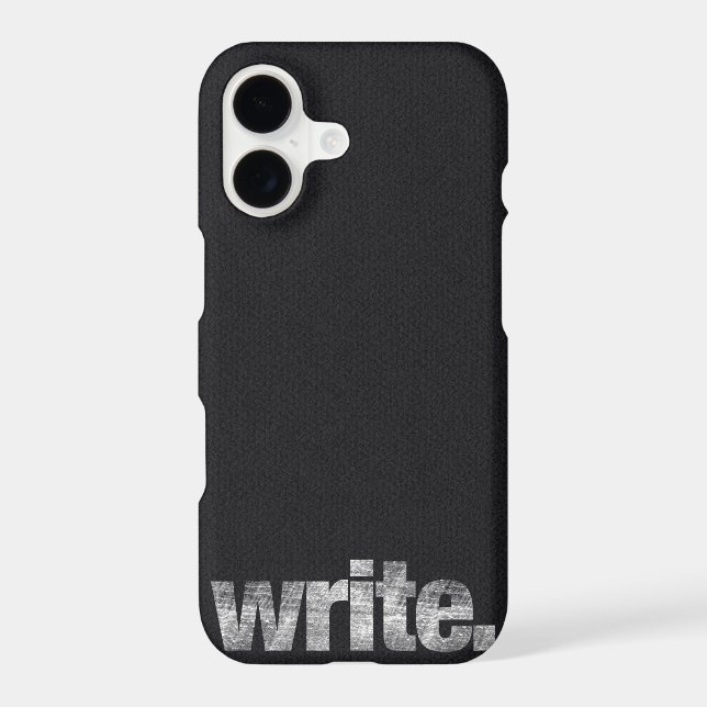 Write: Writer, Freelance Writer, Author Case-Mate iPhone Case (Back)