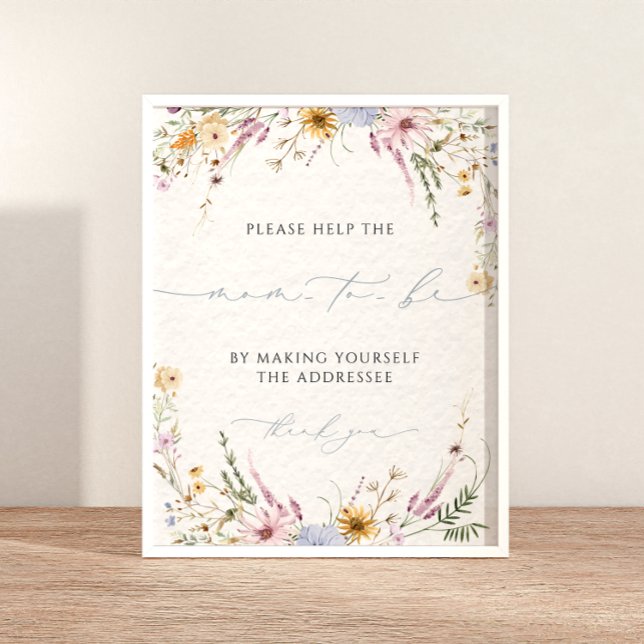 Write Your Address Baby Shower Address the Envelop Poster (Creator Uploaded)