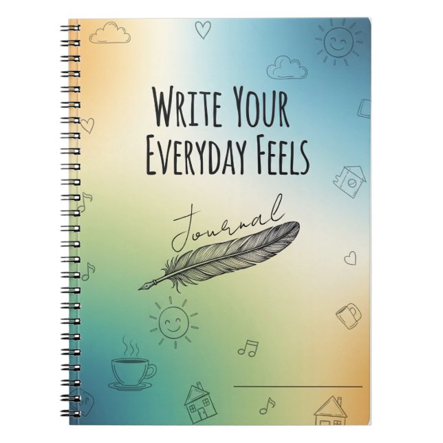 Write Your Everyday Feels Journal – Mindful Gift (Front)