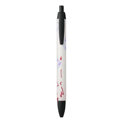 Write your heart out black ink pen