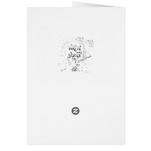 Write your Insides OUT! Motivational writers motto (Back)