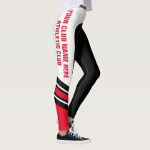 "Write Your Name" Black/White/Red Leggings "Write Your Name" Black/White/Red Leggings