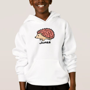 write your name on this Pink Hedgehog Hoodie