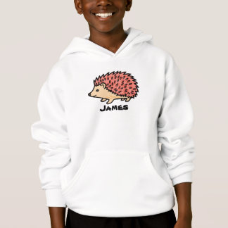 write your name on this Pink Hedgehog Hoodie