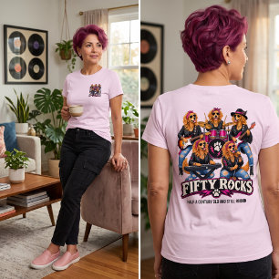 Write Your Own Tagline Fifty Rocks T-Shirt