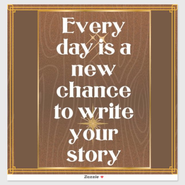 Write Your Story Sticker (Sheet)