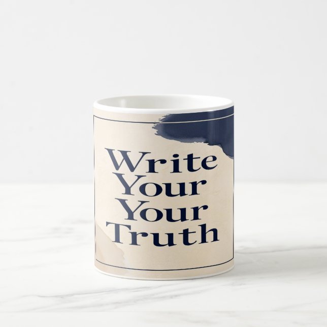 Write Your Truth option 2 Coffee Mug (Center)