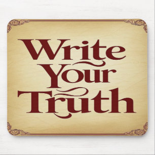 Write Your Truth option 3 Mouse Pad