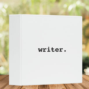 Writer 3 Ring Binder