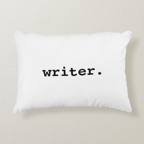 Writer Accent Pillow