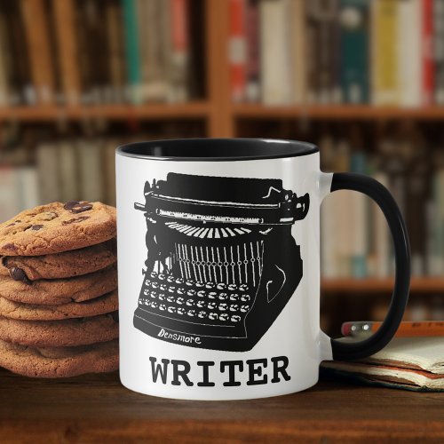 Writer Antique Typewriter Coffee Mug