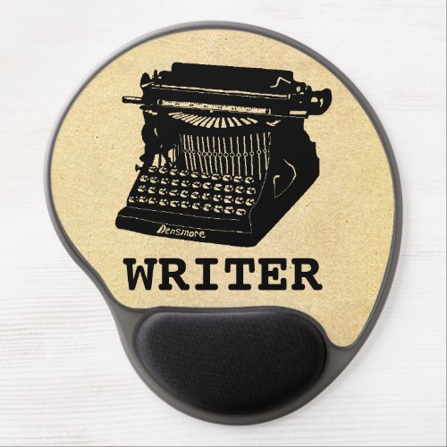 Writer Antique Typewriter Gel Mouse Pad