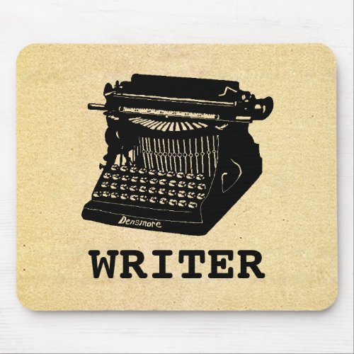 Writer Antique Typewriter Mouse Pad