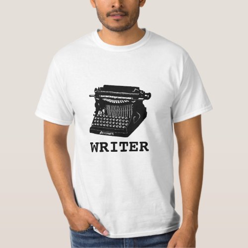 Writer Antique Typewriter T_Shirt