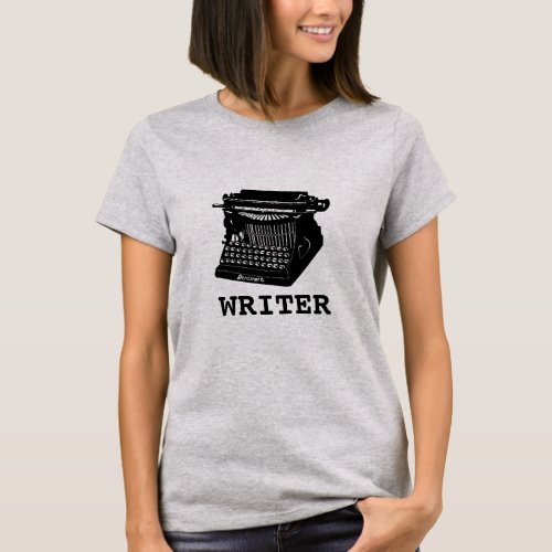 Writer Antique Typewriter T_Shirt