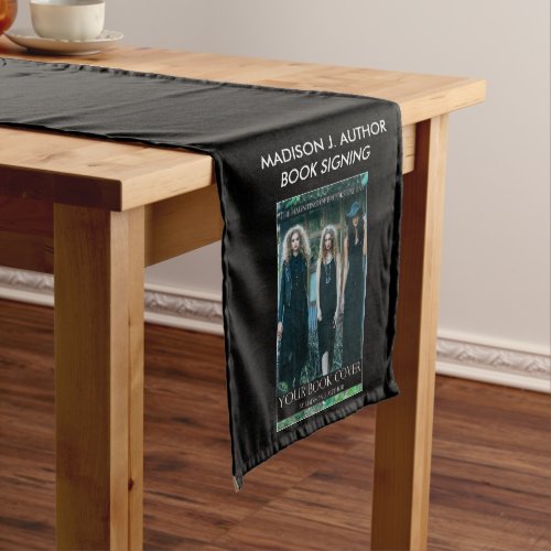 Writer Author Book Signing Black or Pick Color Medium Table Runner