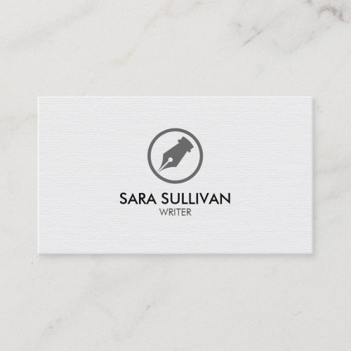 Writer Author  Business Card