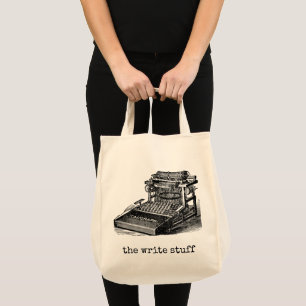 Writer Author Editor Vintage Typewriter Gift Tote Bag